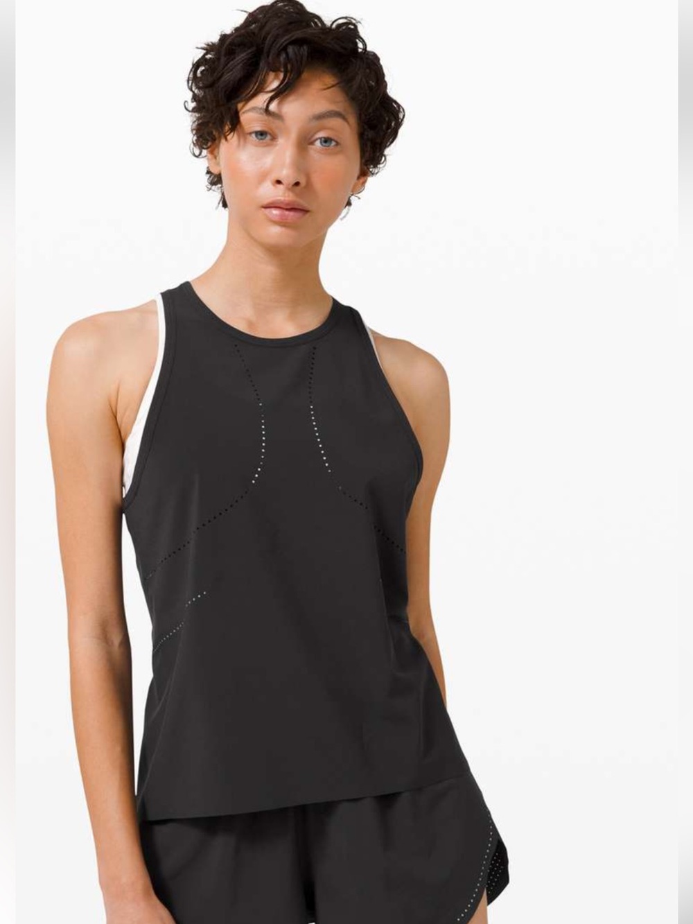 Lululemon - Find Your Pace Tank – Black – Size 4